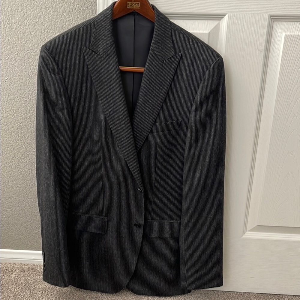 Hugo Boss Men's Black Pinstripe Blazer